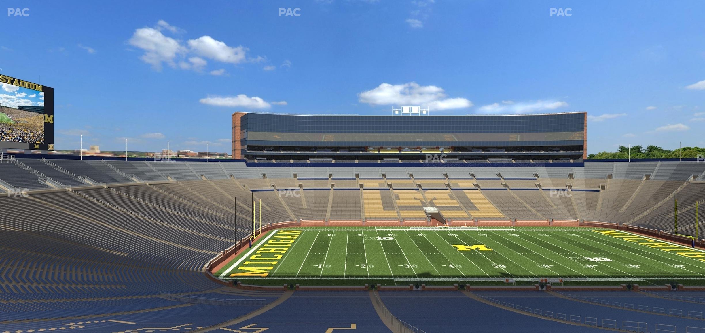 Seating view for Michigan Stadium Section 25