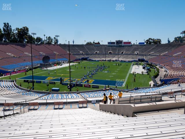 Seating view for Rose Bowl Stadium Section Upper 13