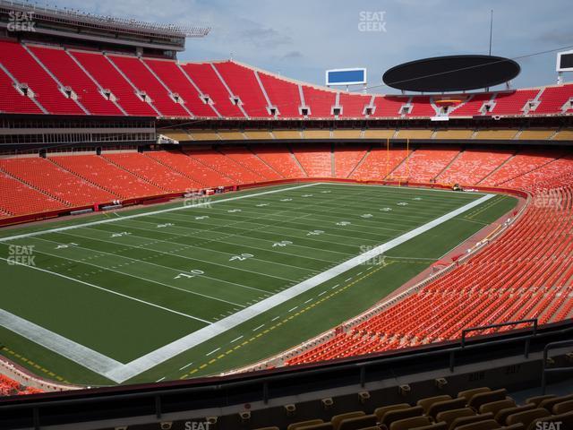 Seating view for GEHA Field at Arrowhead Stadium Section 208