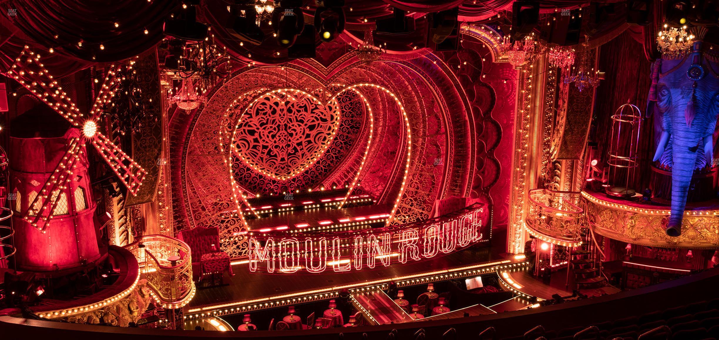 Seating view for Al Hirschfeld Theatre Section Mezzanine Rear Left