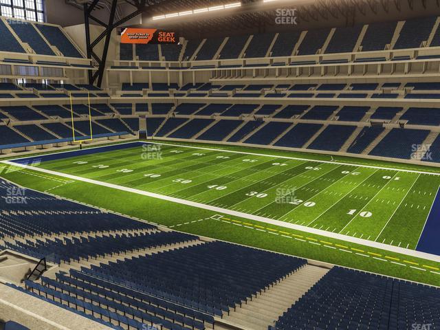 Seating view for Lucas Oil Stadium Section 309