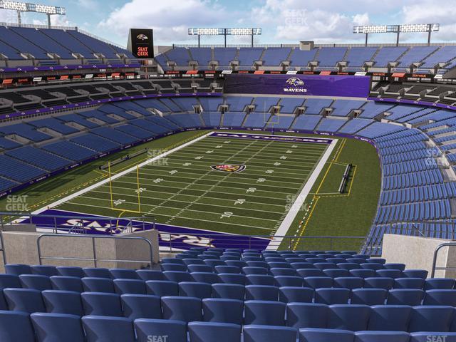 Seating view for M&T Bank Stadium Section 510