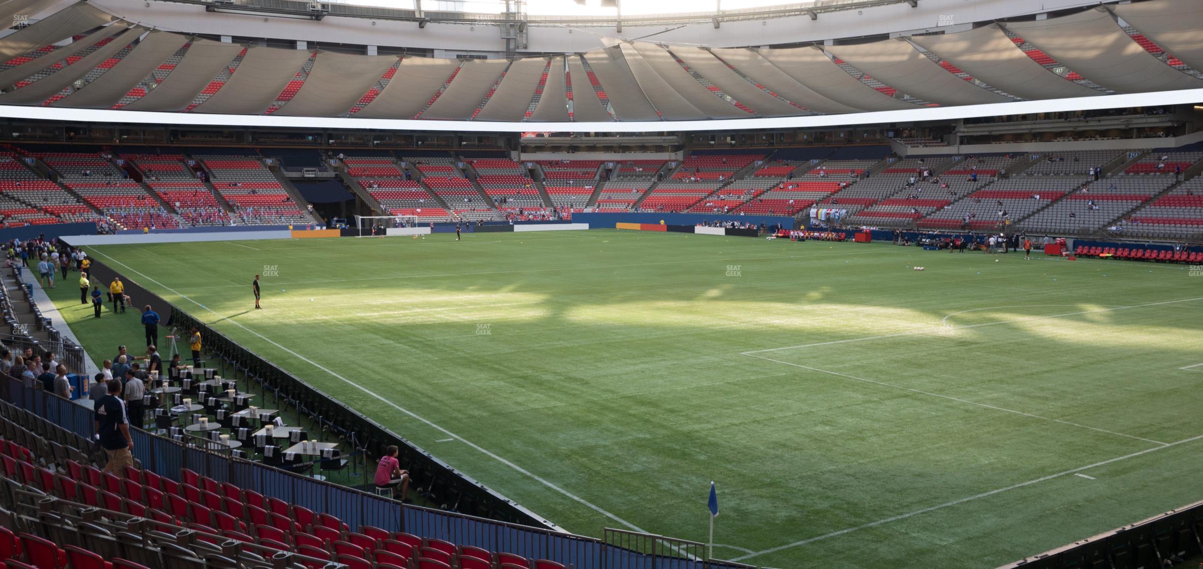 Seating view for BC Place Stadium Section 234