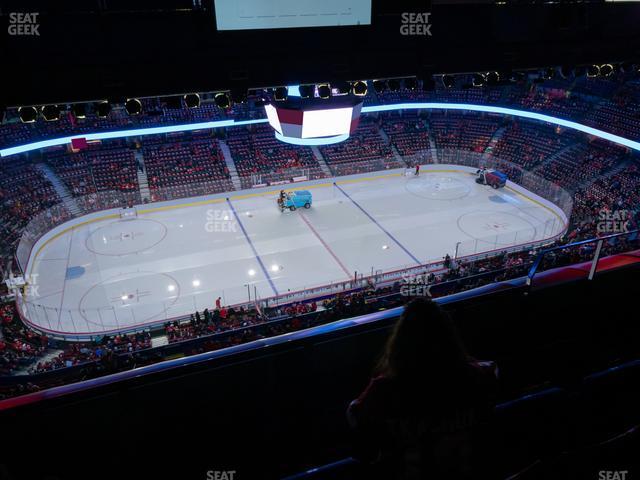 Seating view for Scotiabank Saddledome Section Press Level 16