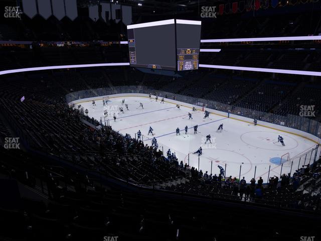 Seating view for Amalie Arena Section Club 17