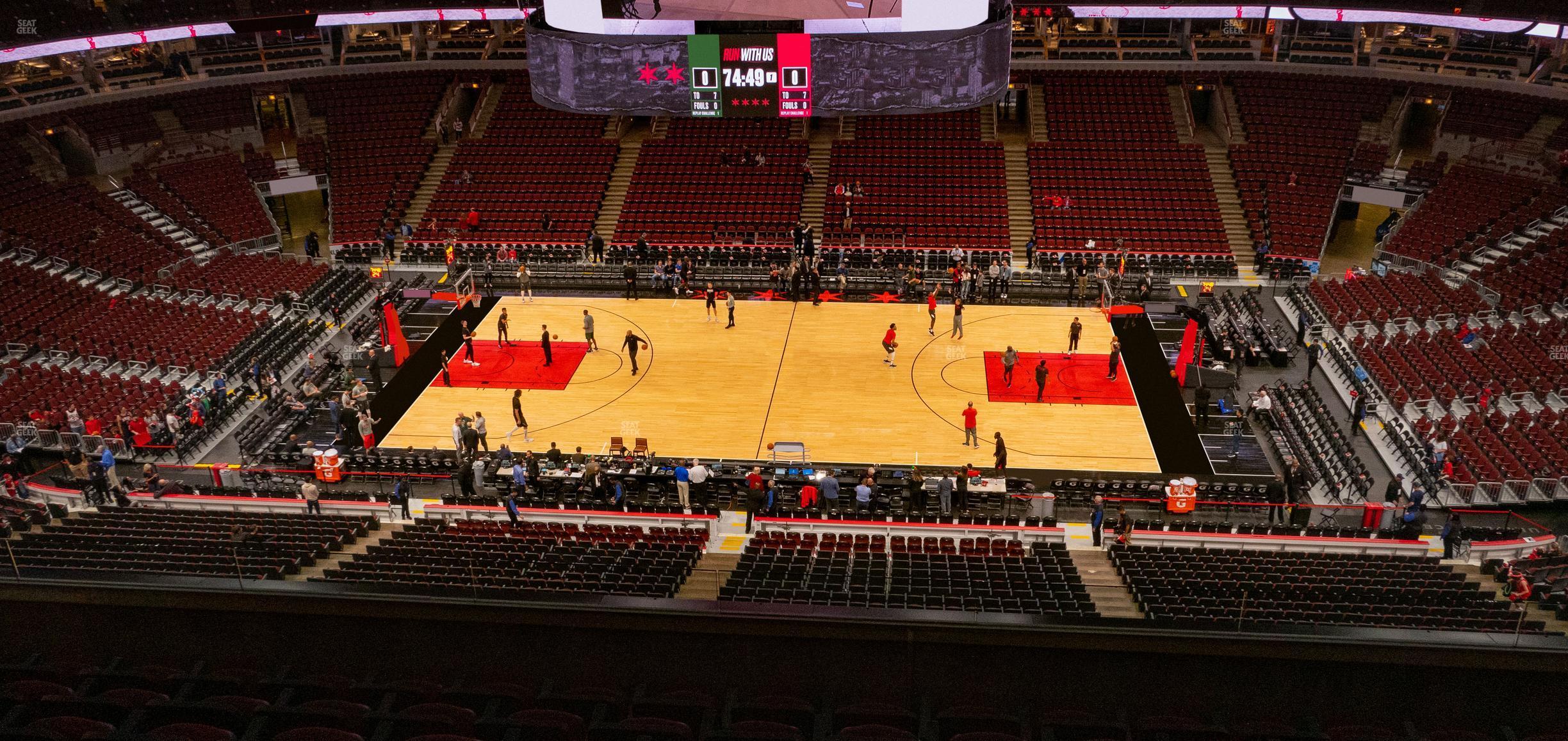 Seating view for United Center Section 334