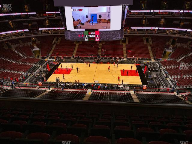 Seating view for United Center Section 334