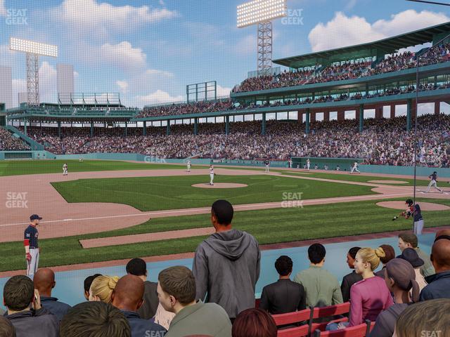 Seating view for Fenway Park Section Field Box 65