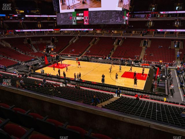 Seating view for United Center Section 216