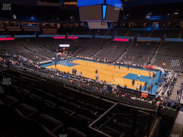 Seating view for Paycom Center Section 221