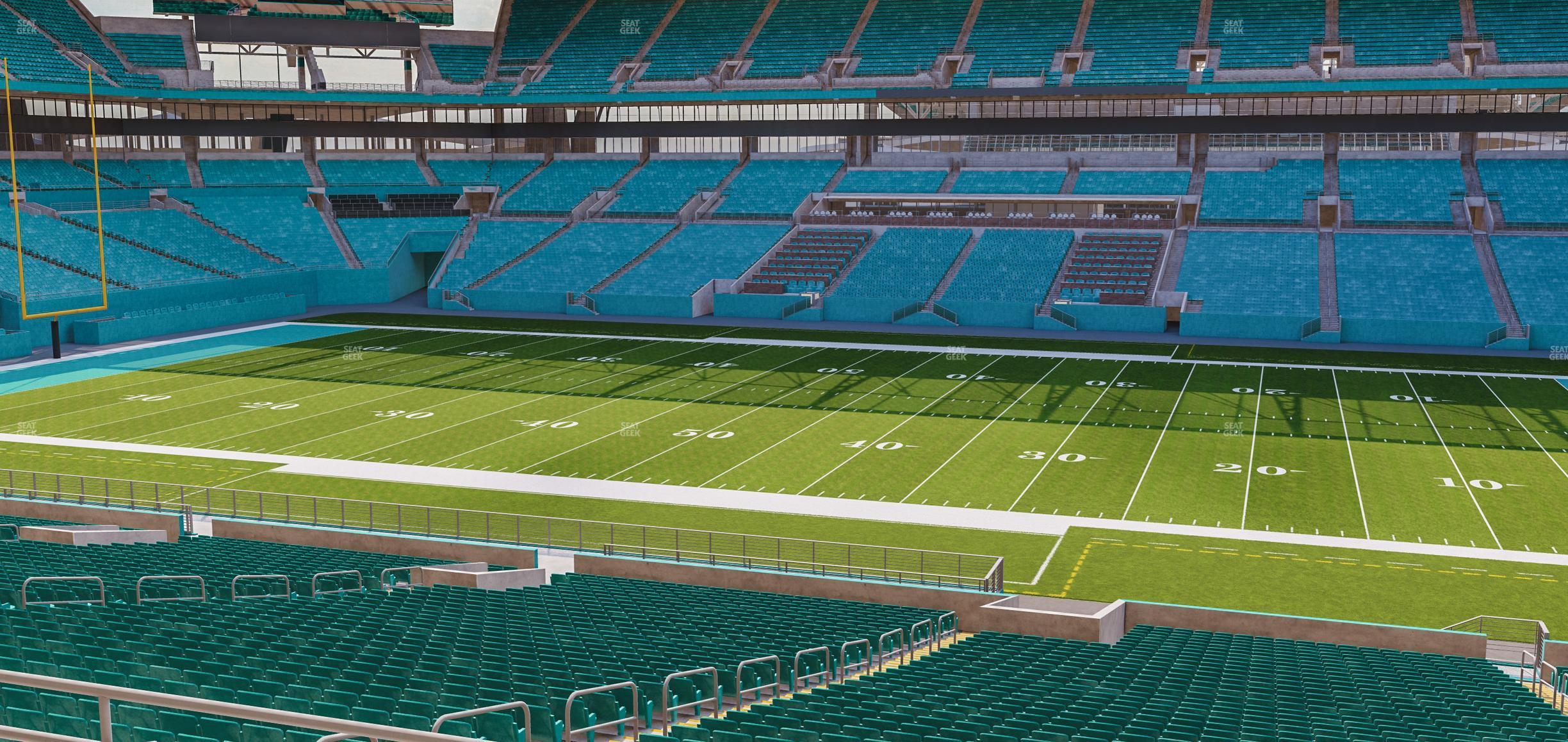 Seating view for Hard Rock Stadium Section 216