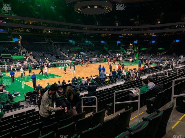 Seating view for TD Garden Section Loge 14