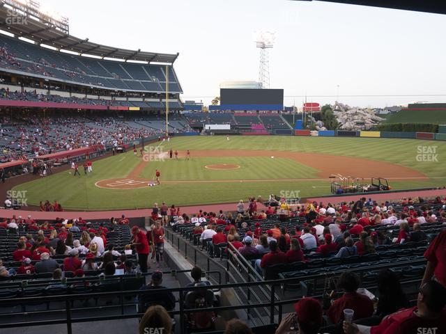 Seating view for Angel Stadium of Anaheim Section 222