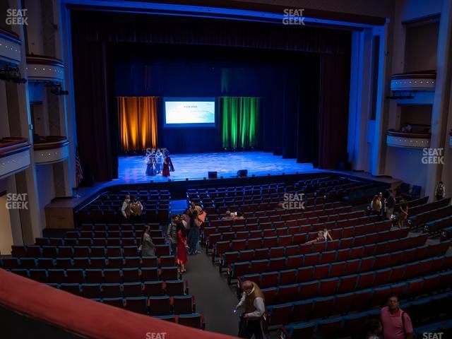 Seating view for Belk Theater at Blumenthal Performing Arts Center Section Grand Tier Circle Left