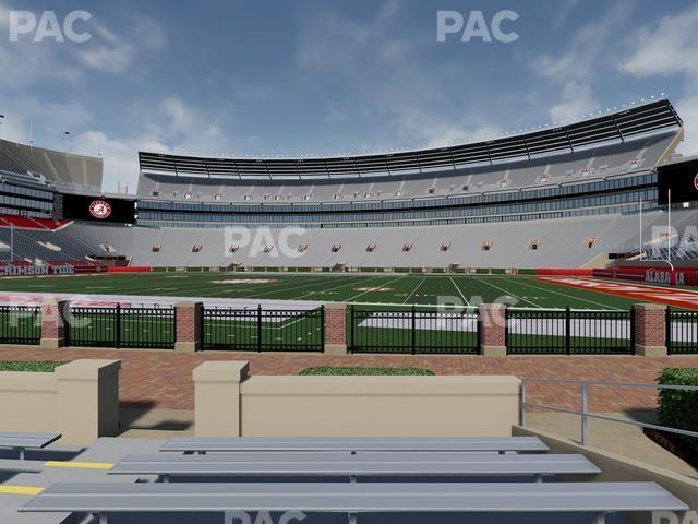 Seating view for Bryant Denny Stadium Section D