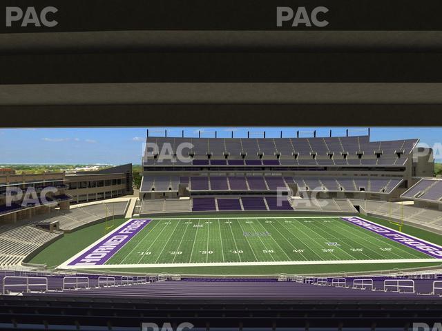 Seating view for Amon G. Carter Stadium Section 235