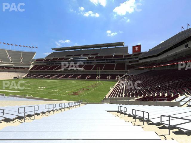 Seating view for Kyle Field Section 121