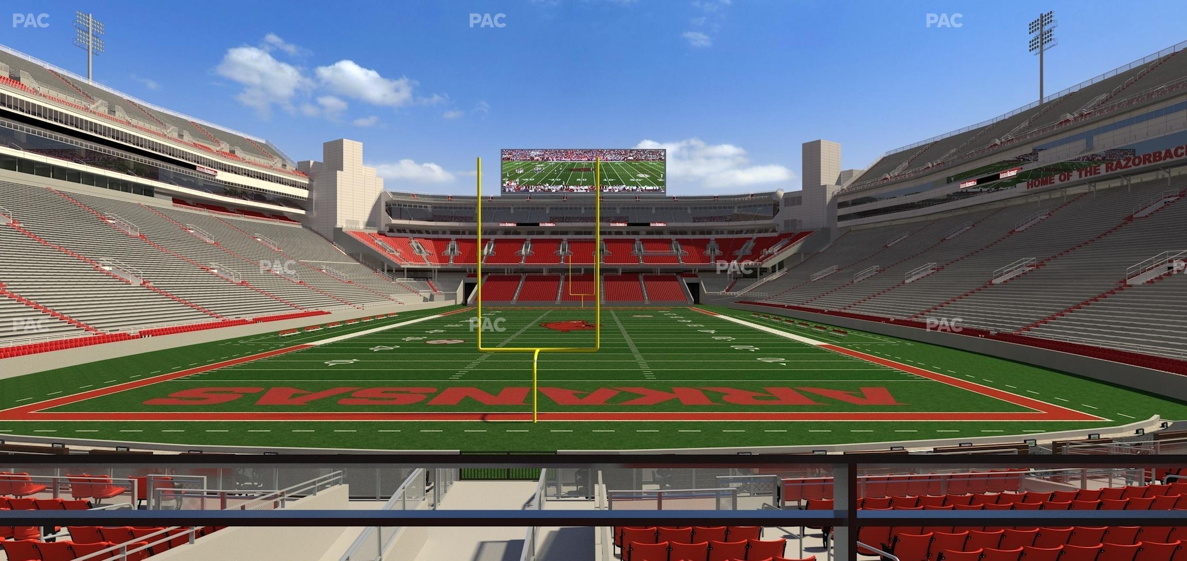 Seating view for Razorback Stadium Section Suite 3