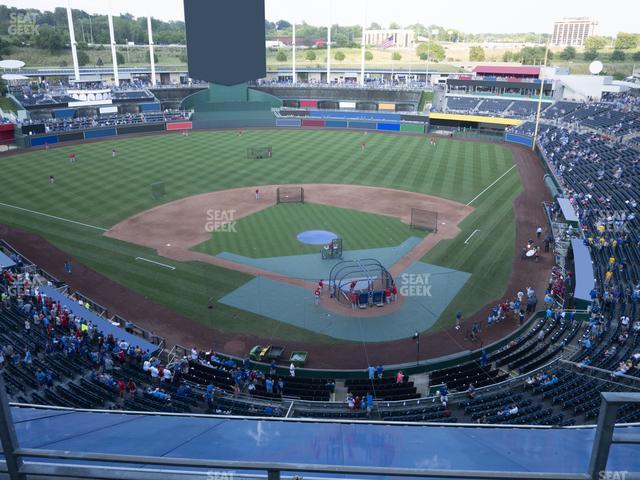 Seating view for Kauffman Stadium Section 418