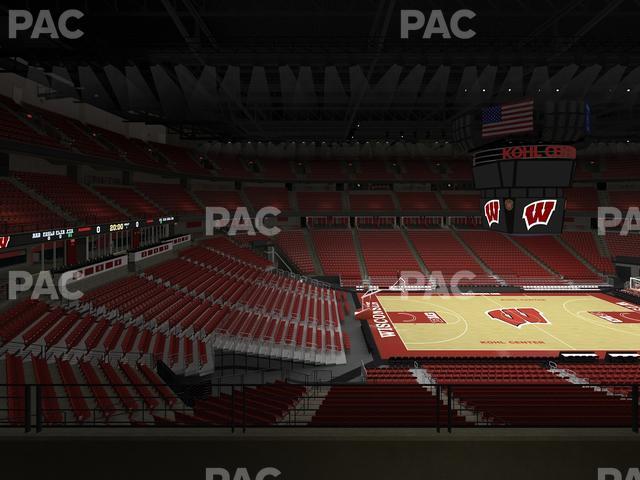 Seating view for Kohl Center Section 210