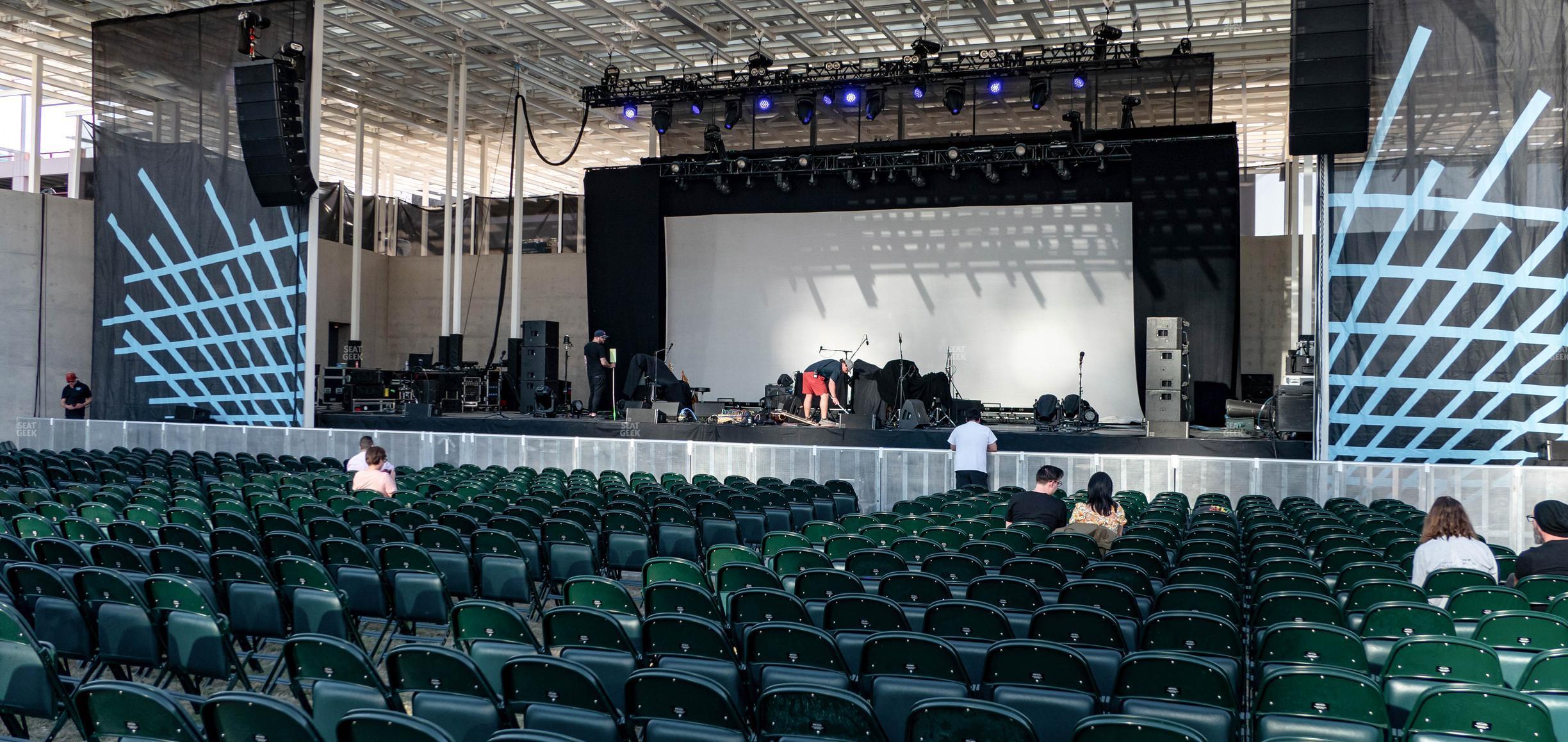 Seating view for Moody Amphitheater Section 102