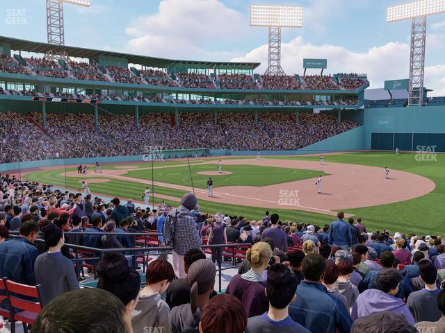 Seating view for Fenway Park Section Loge Box 102