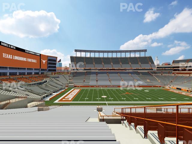 Seating view for Darrell K Royal - Texas Memorial Stadium Section 30