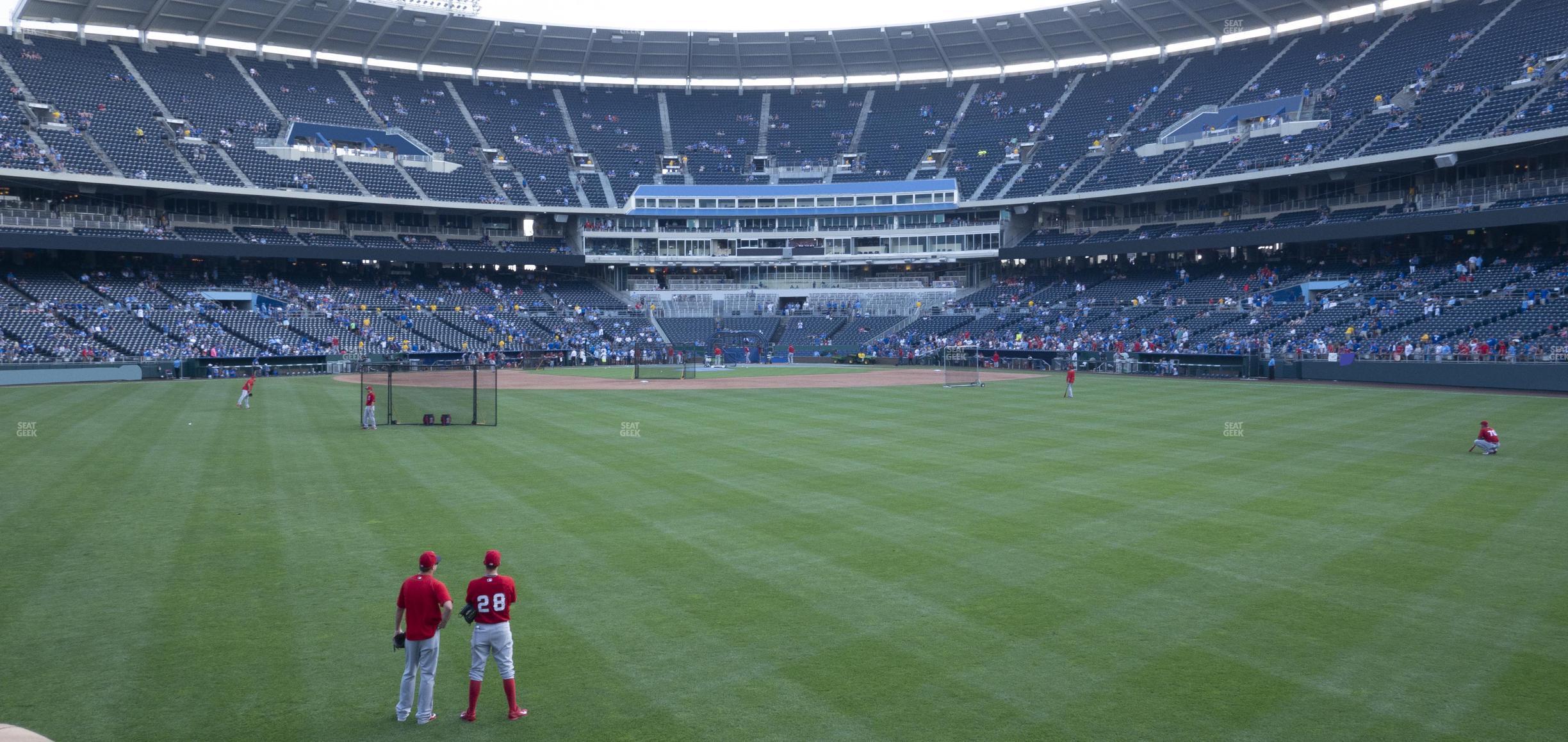 Seating view for Kauffman Stadium Section 101