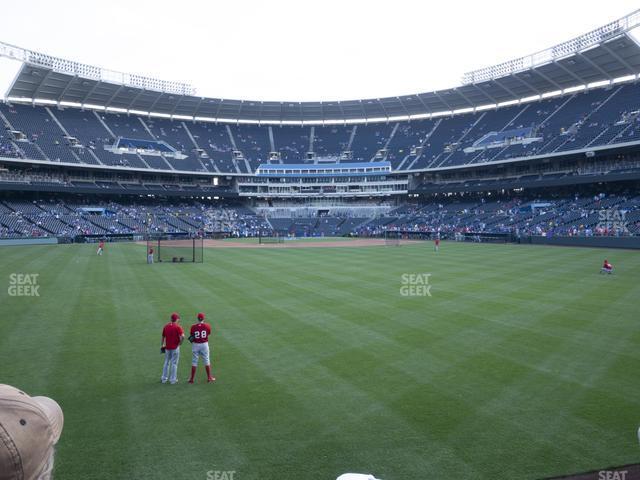 Seating view for Kauffman Stadium Section 101