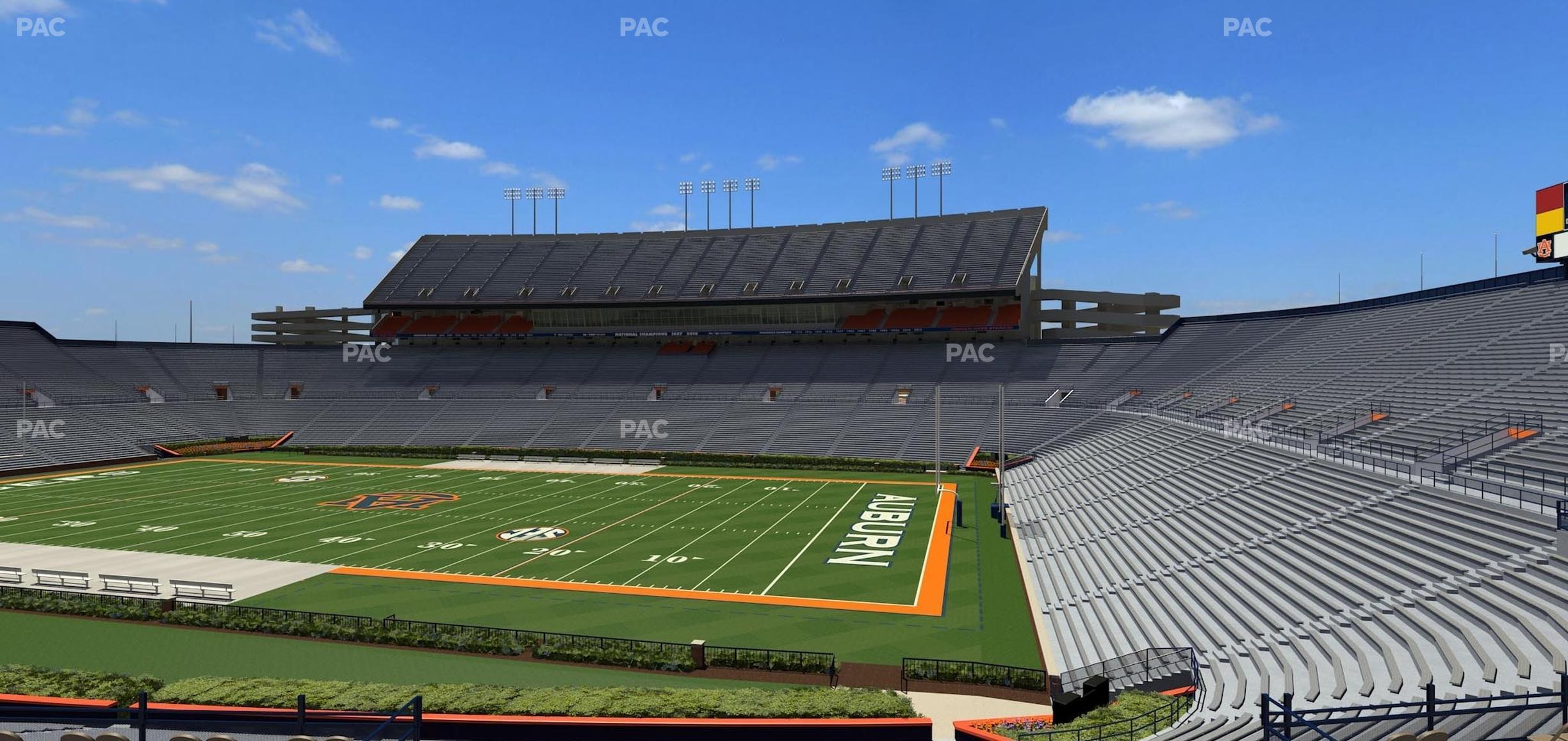 Seating view for Jordan-Hare Stadium Section 34