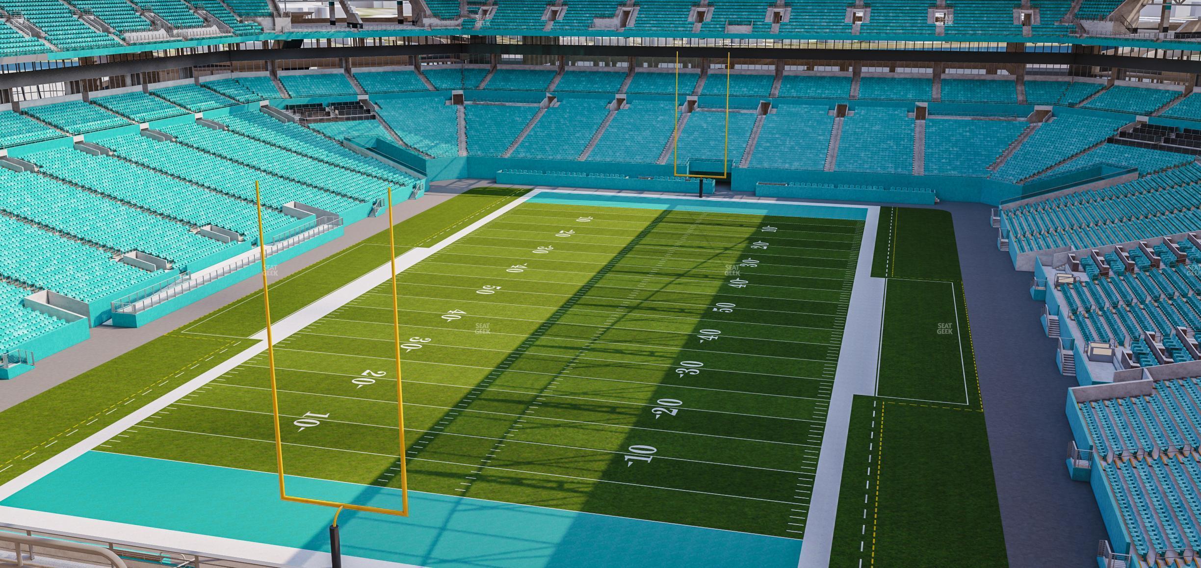 Seating view for Hard Rock Stadium Section 302