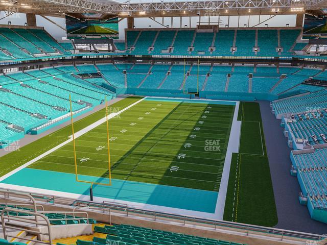 Seating view for Hard Rock Stadium Section 302