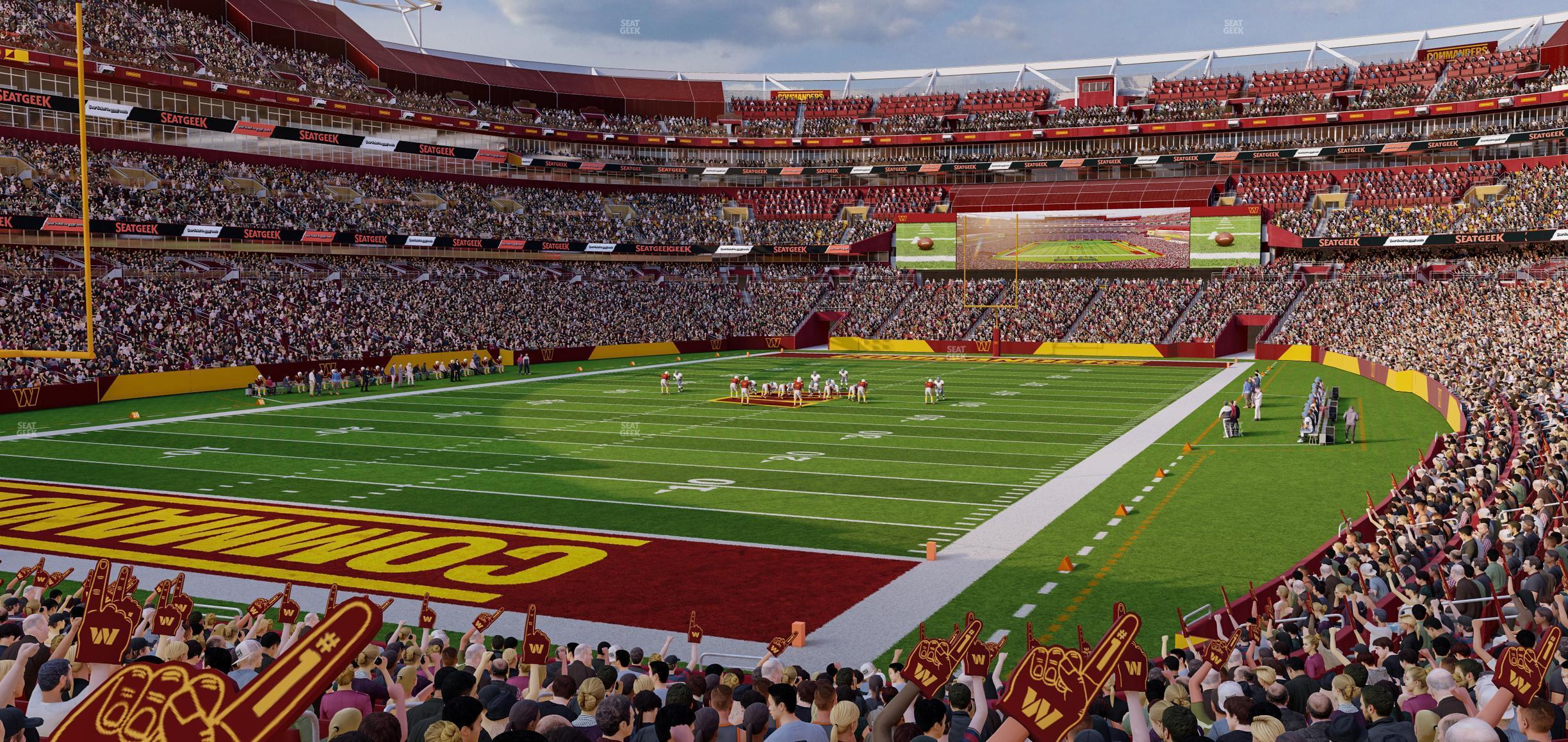 Seating view for Northwest Stadium Section 129