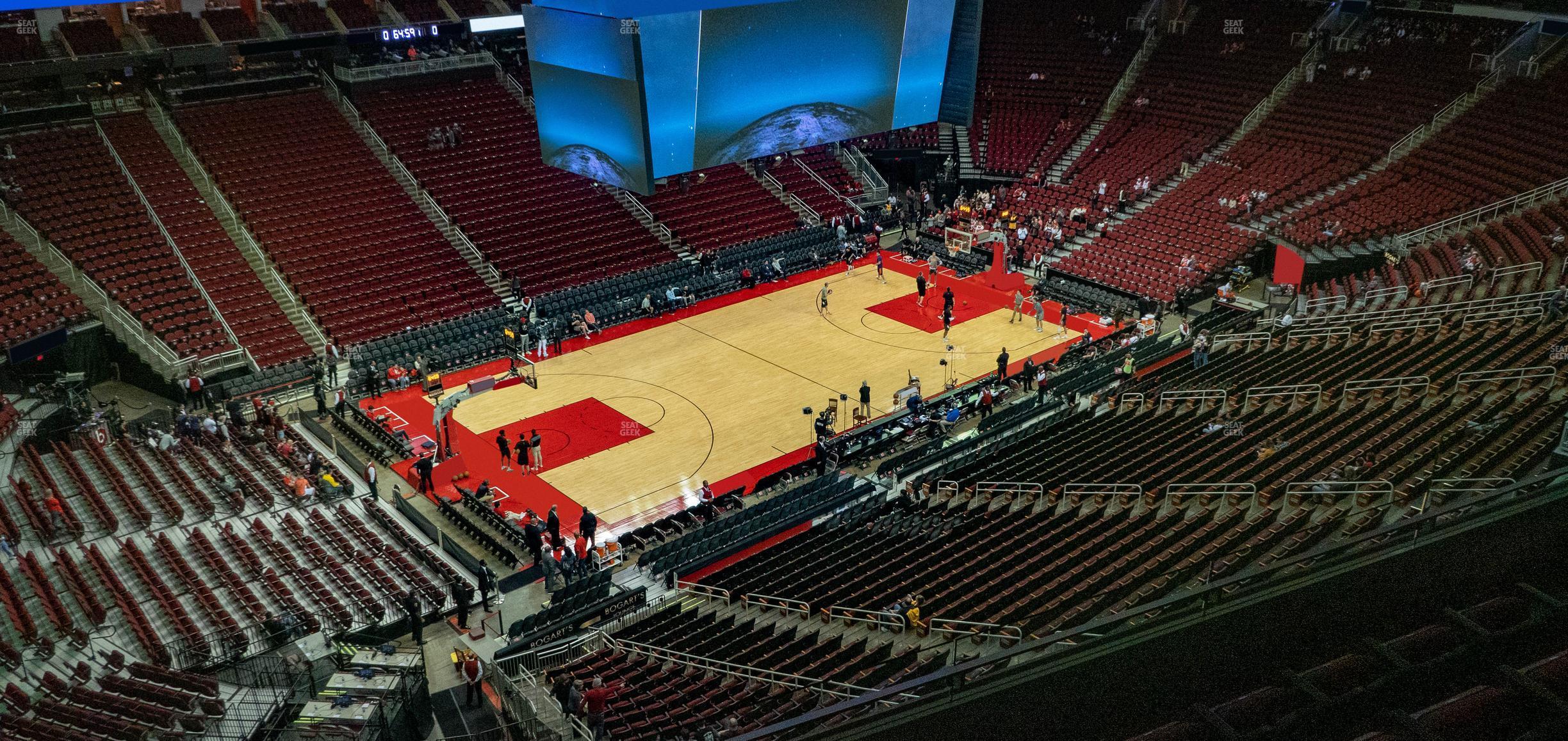 Seating view for Toyota Center Section 430