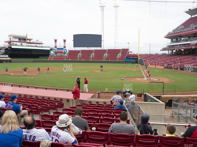 Seating view for Great American Ball Park Section 120