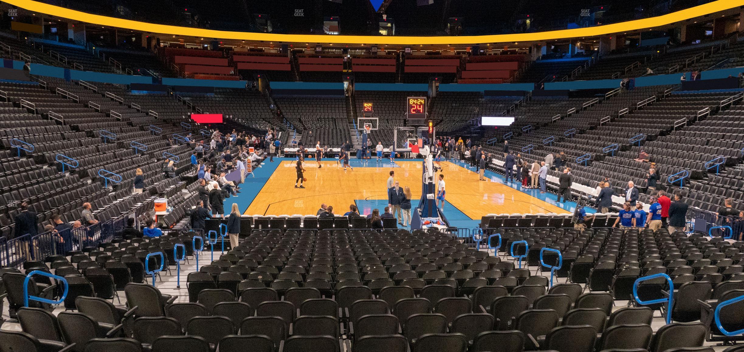 Seating view for Paycom Center Section 111