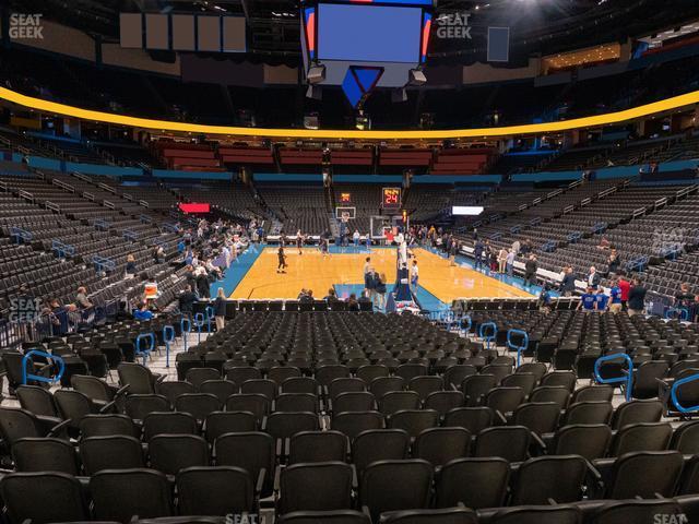 Seating view for Paycom Center Section 111