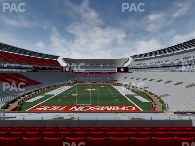 Seating view for Bryant Denny Stadium Section South Zone 5