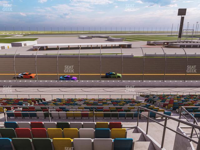 Seating view for Daytona International Speedway Section Back 117