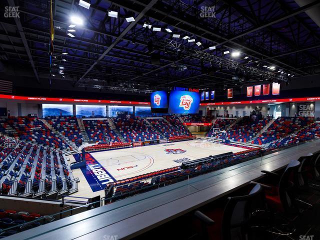 Seating view for Liberty Arena Section Loge Box 11