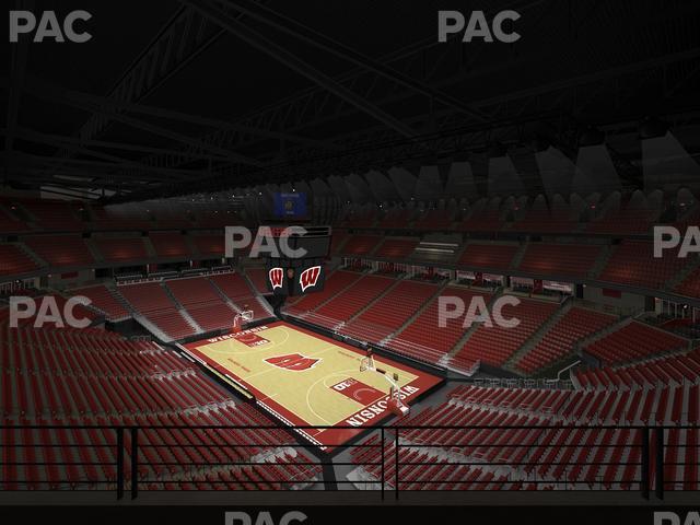 Seating view for Kohl Center Section 318