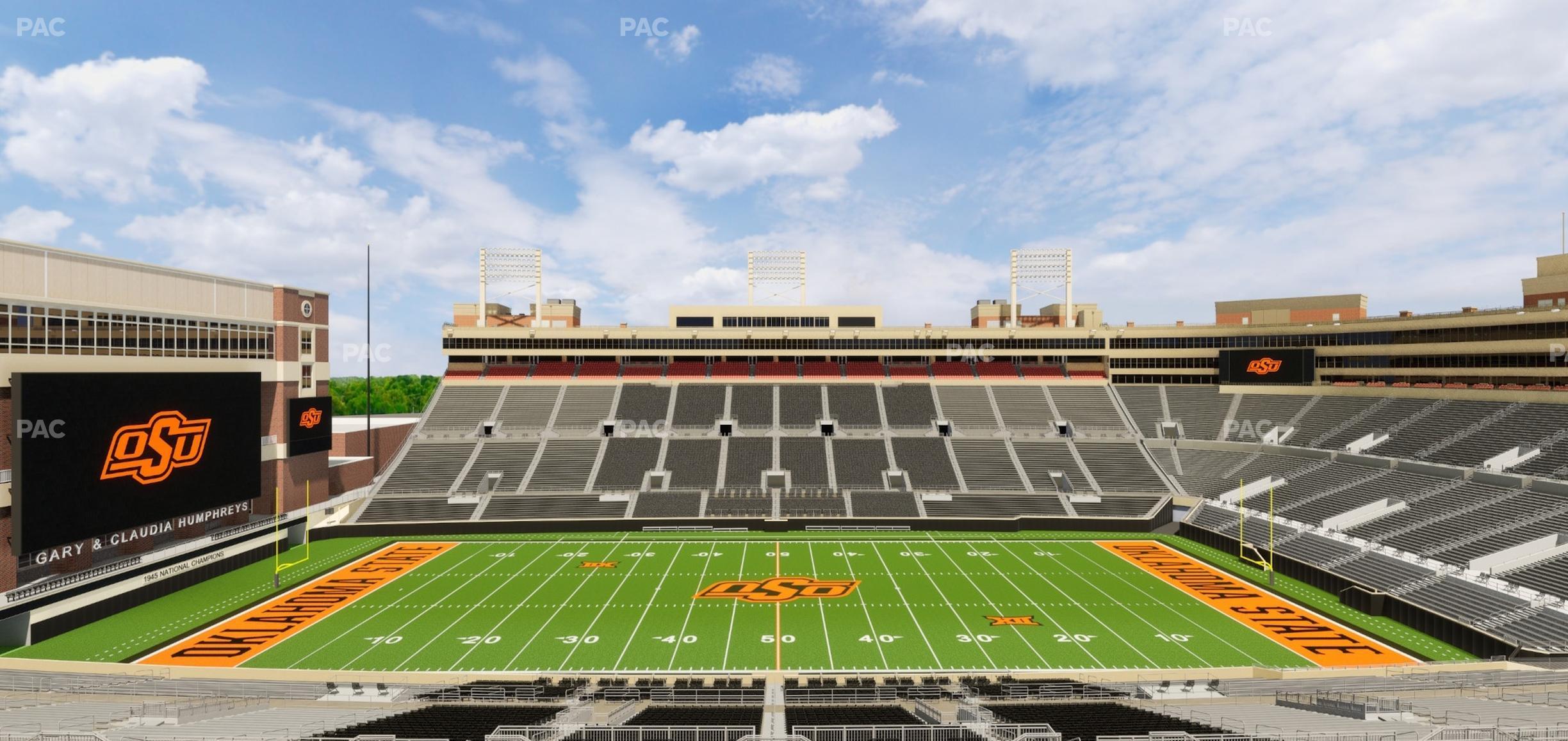 Seating view for Boone Pickens Stadium Section Club 558