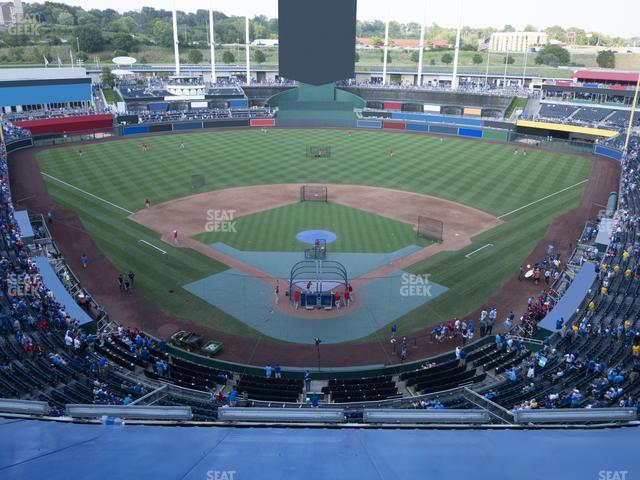 Seating view for Kauffman Stadium Section 420