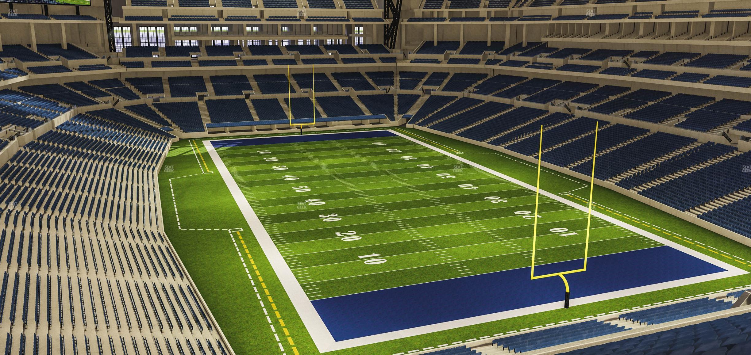 Seating view for Lucas Oil Stadium Section 403