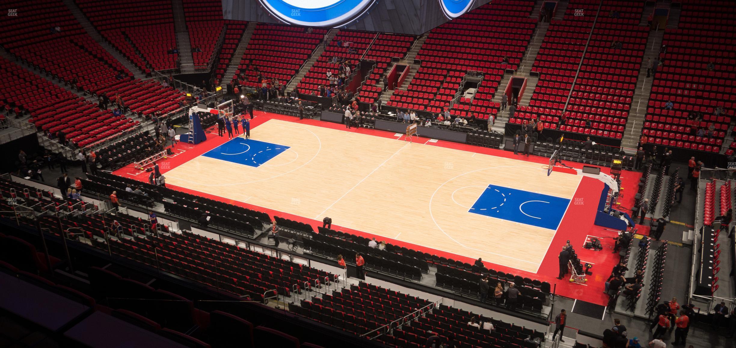 Seating view for Little Caesars Arena Section Mezzanine 8