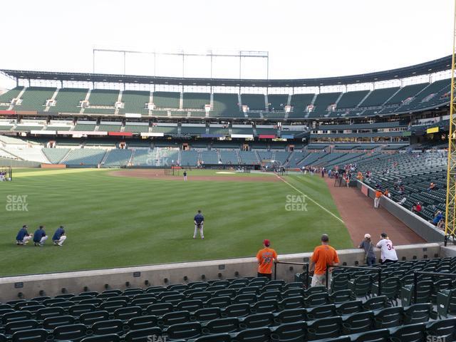 Seating view for Oriole Park at Camden Yards Section 76