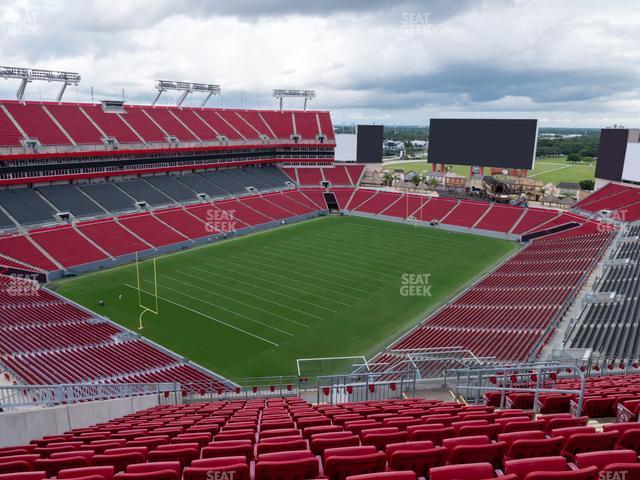 Seating view for Raymond James Stadium Section 327