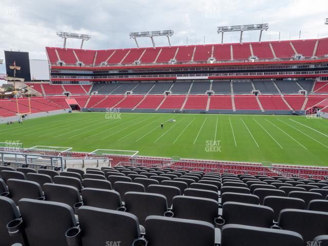 Seating view for Raymond James Stadium Section 212