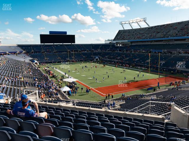 Seating view for Camping World Stadium Section Plaza 51