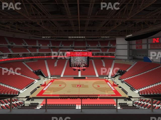 Seating view for Pinnacle Bank Arena Section 204